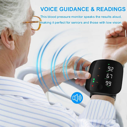 USB-C Rechargeable Wrist Blood Pressure Monitor Bowlift