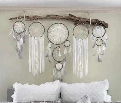 Frendorf | Feather Dreamcatcher Wall Decoration (5 Pieces)