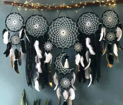 Frendorf | Feather Dreamcatcher Wall Decoration (5 Pieces)