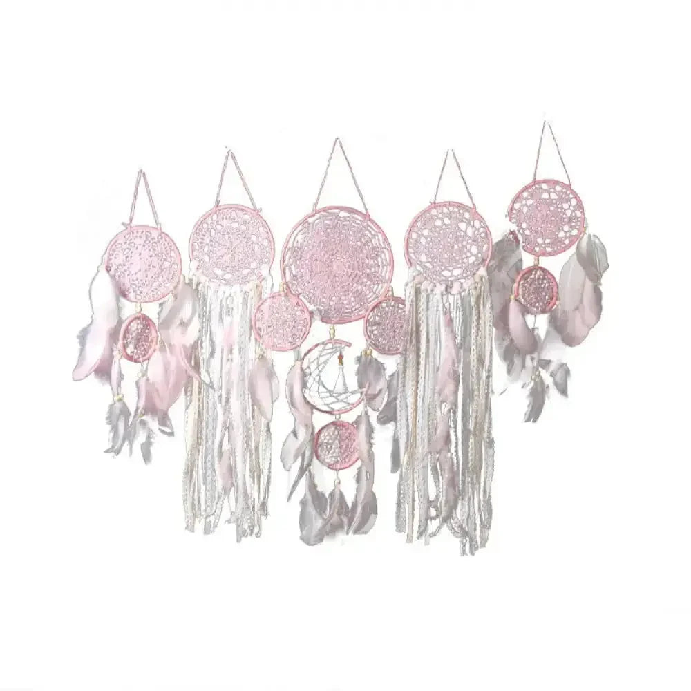 Frendorf | Feather Dreamcatcher Wall Decoration (5 Pieces)