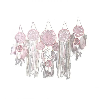 Frendorf | Feather Dreamcatcher Wall Decoration (5 Pieces)