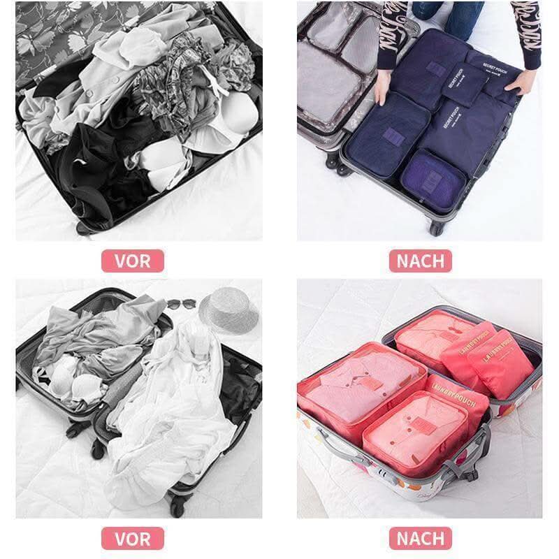 Skanto | 6-Piece Luggage Packing Cubes Travel Set