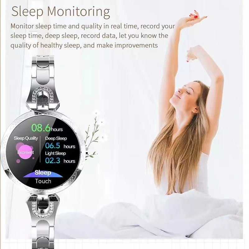 BowLift | AquaFit Smartwatch for Women – Waterproof, Activity Tracker & Notifications