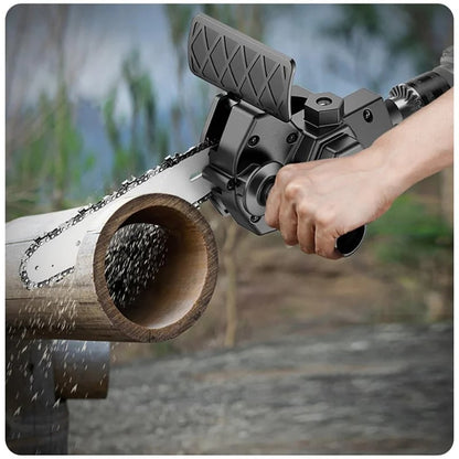 Skanto | ELECTRIC DRILL MODIFIED TO ELECTRIC CHAINSAW DRILL ATTACHMENT