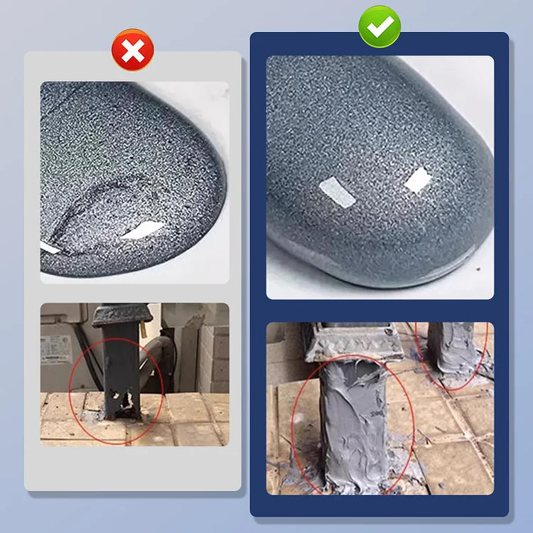 Heat-resistant, waterproof metal repair adhesive