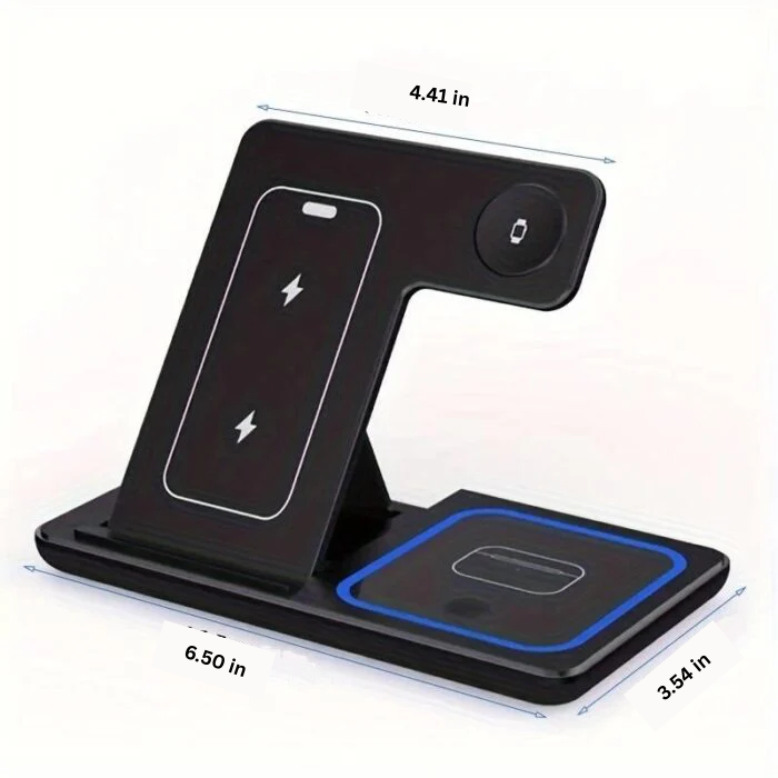 3-in-1 Wireless Induction Charger for iPhone