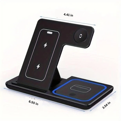 3-in-1 Wireless Induction Charger for iPhone