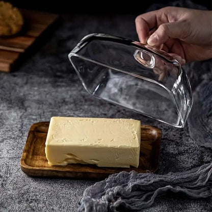 Skanto | Three Butter Dishes with Glass Lids – Elegant Serveware