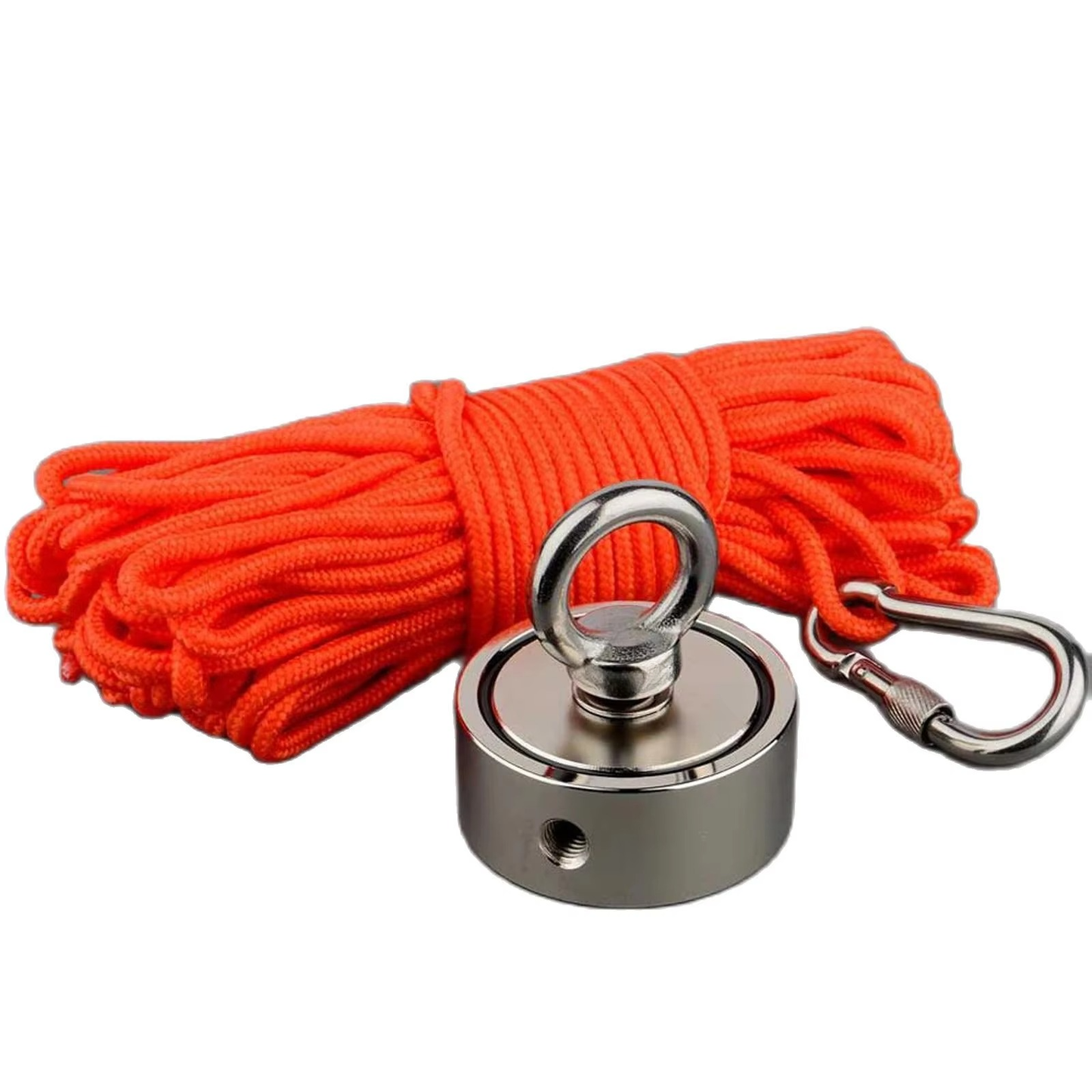 Skanto | Dual Strength Fishing Magnet Kit - N52 Neodymium 80/120KG Kraft with 10m Rope