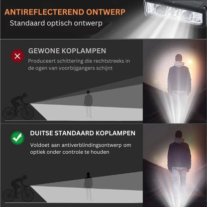 Rechargeable Bike Light 1400 Lumen – Waterproof with Multiple Light Modes | Kalsten
