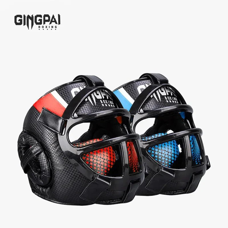 Skanto | Fightguard Premium Headguard with Face Mask – Full Head and Face Protection for Sparring, Muay Thai, Taekwondo, and Martial Arts Training