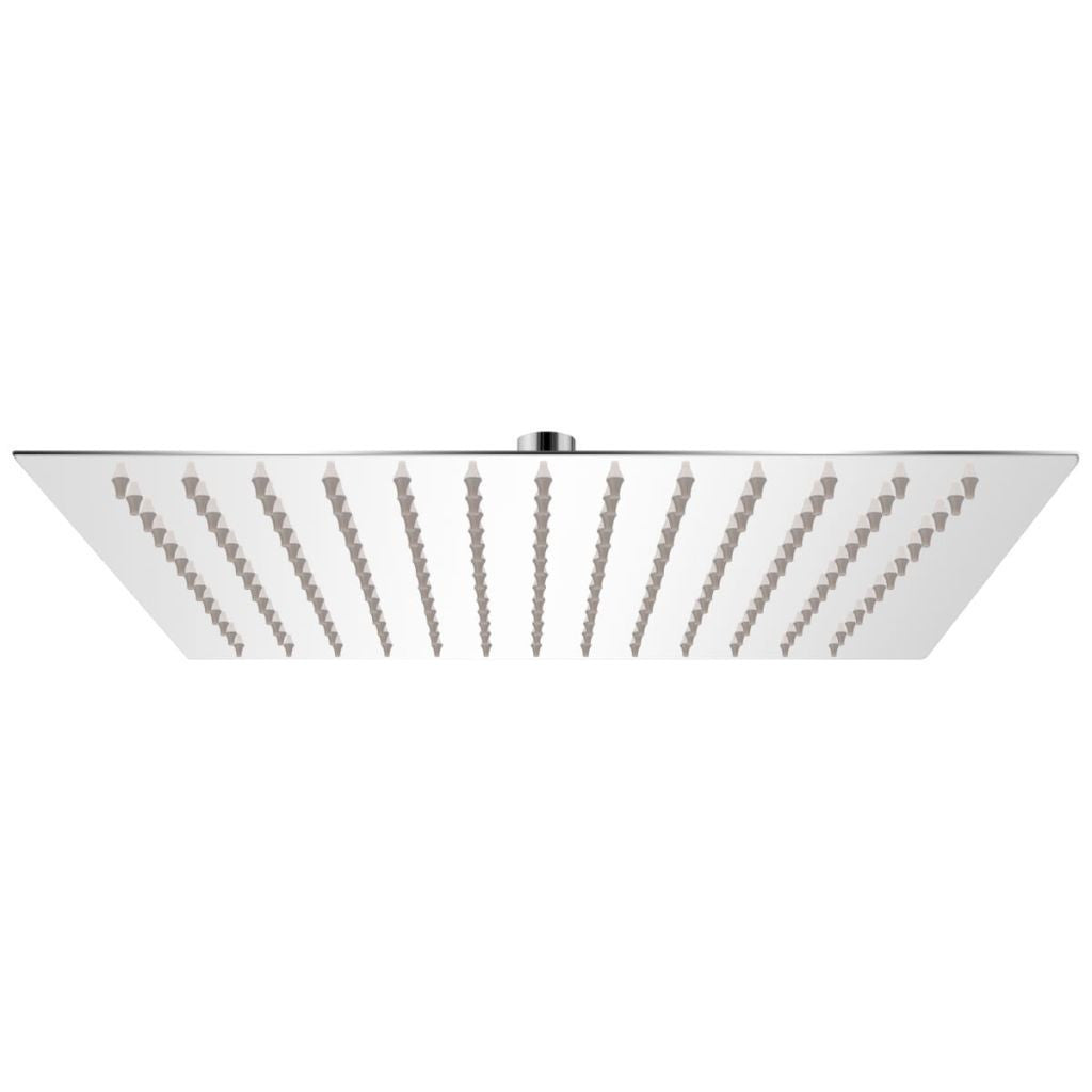 Stainless steel square rain shower head - 25x25 cm