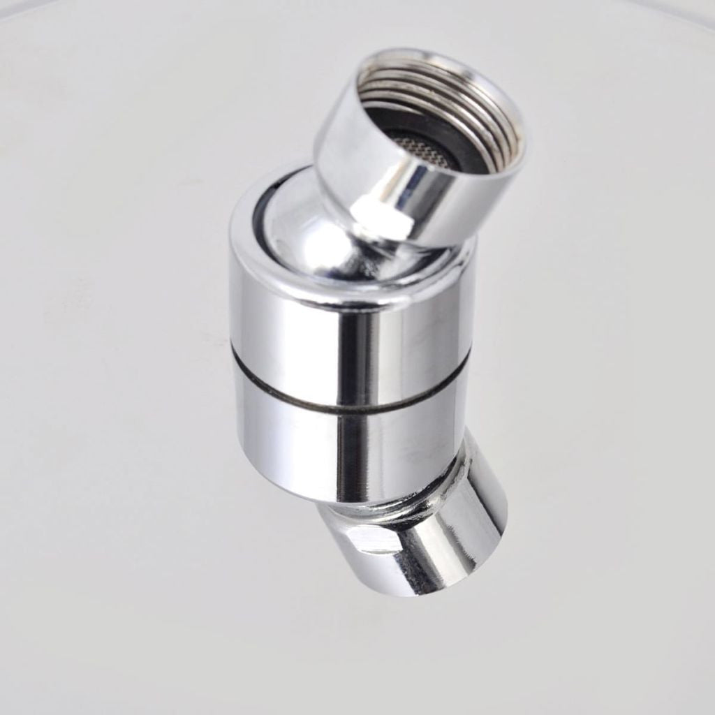 Stainless steel square rain shower head - 25x25 cm