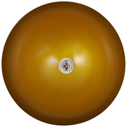 Set of 2 white half-sphere ceiling lamps
