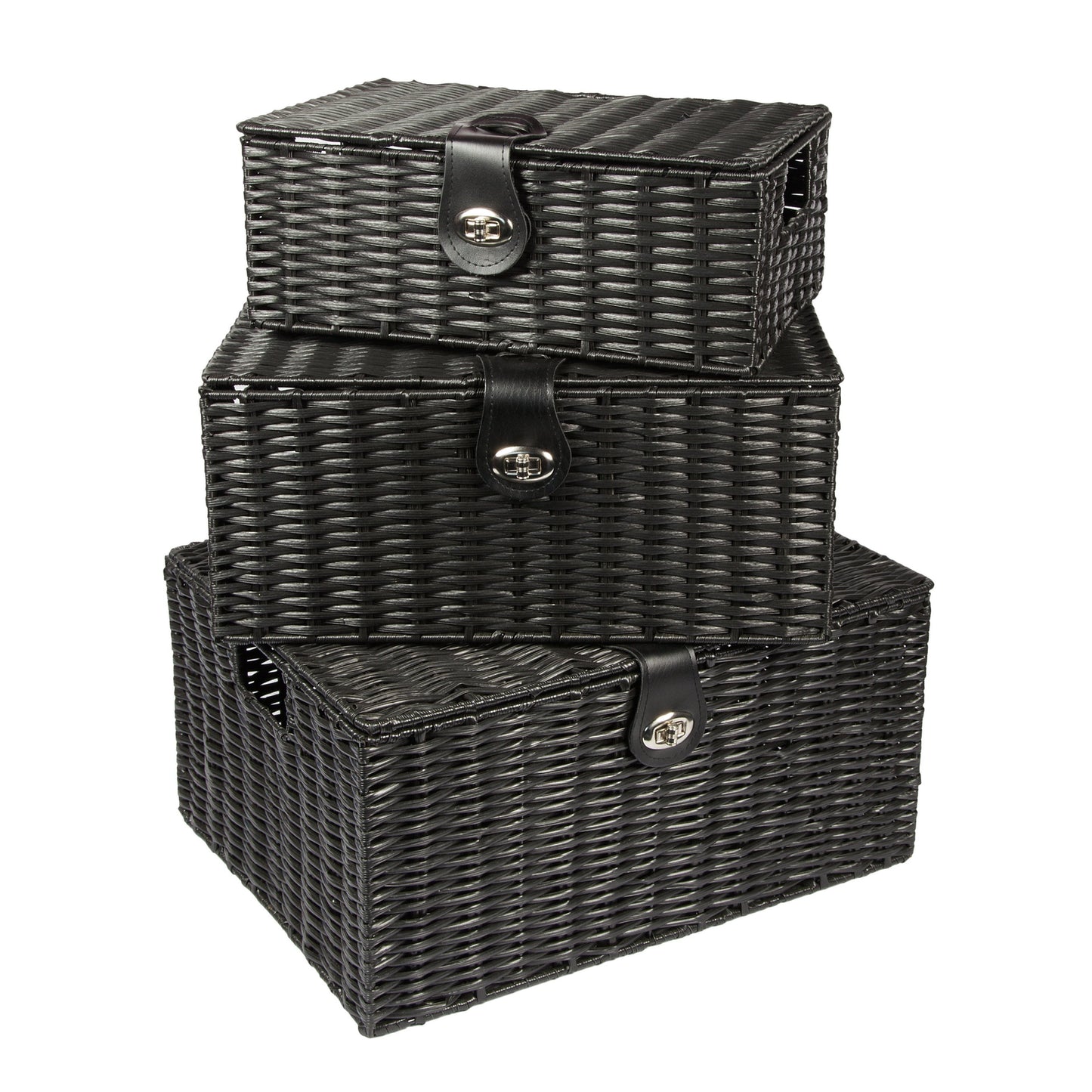 Set of 3 Wicker Baskets