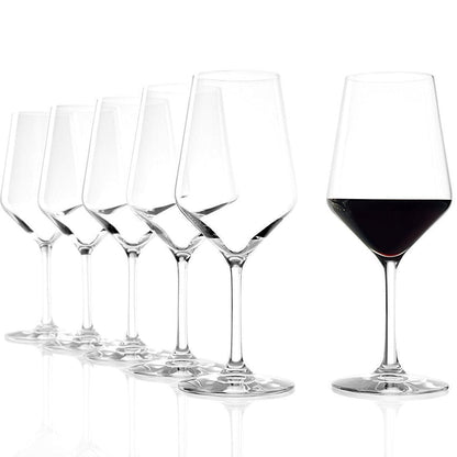Skanto | Set of 6 Red Wine Glasses - 490ml