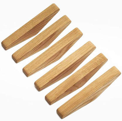 Skanto | Scandi Set of 6 Wooden Coat Hooks