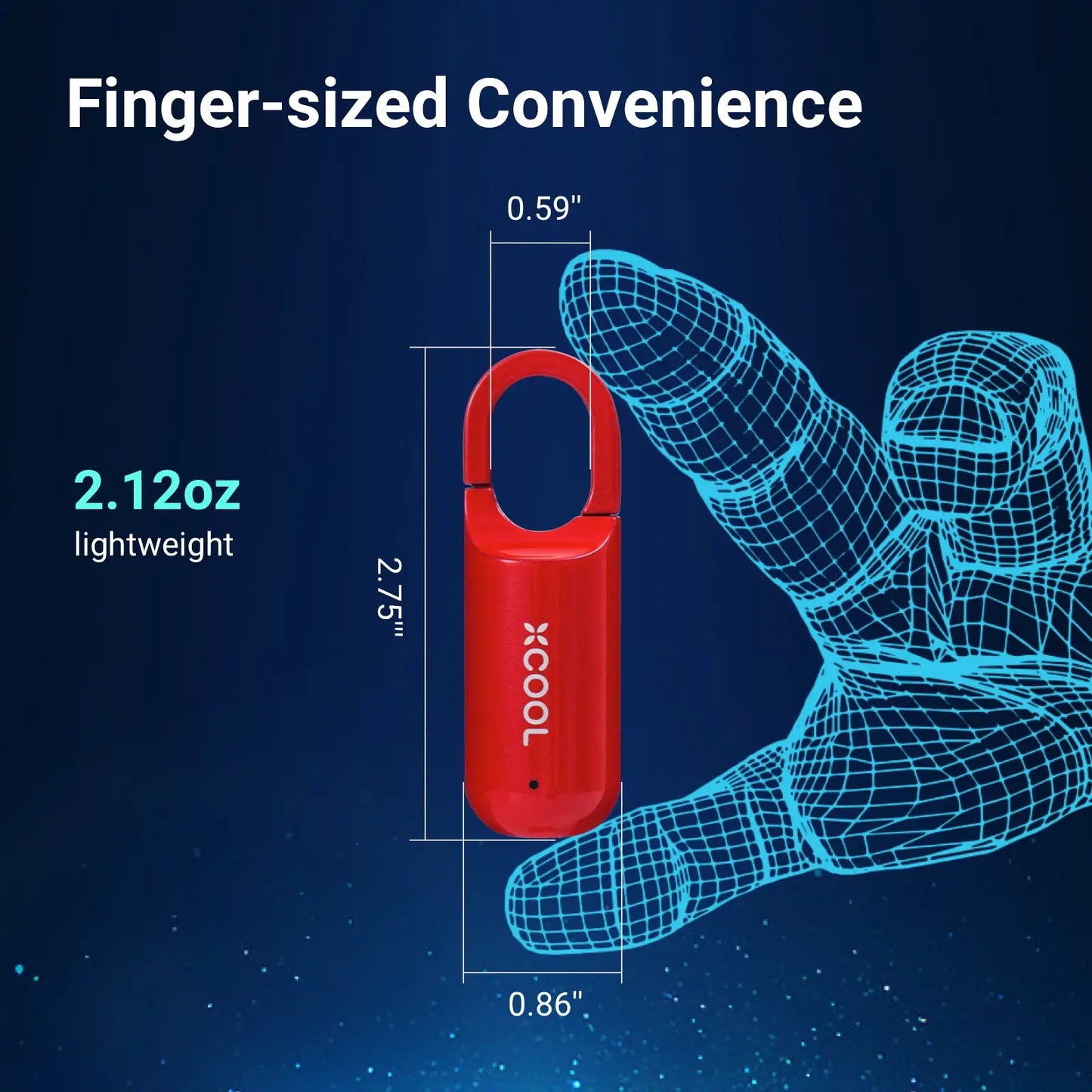 Skanto | InstaSecure Fingerprint Padlock