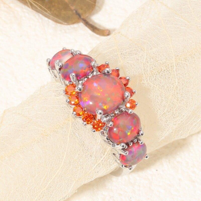 Skanto | Fire Opal Garnet Ring