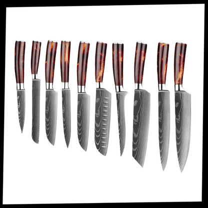 Japanese Knives in the Fire Land Series