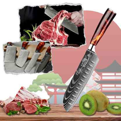 Japanese Knives in the Fire Land Series
