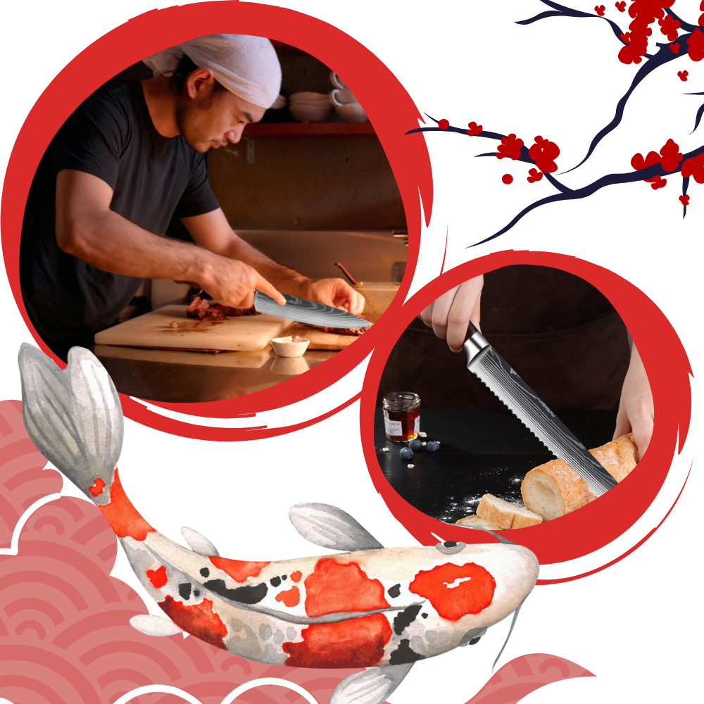Japanese Knives in the Fire Land Series