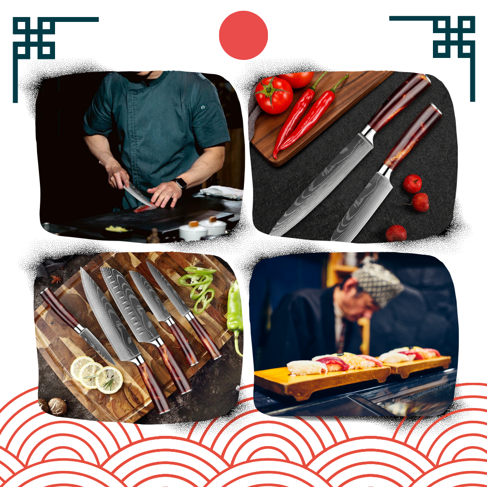 Japanese Knives in the Fire Land Series
