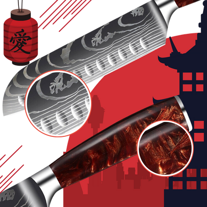 Japanese Knives in the Fire Land Series