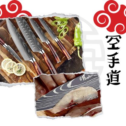 Japanese Knives in the Fire Land Series
