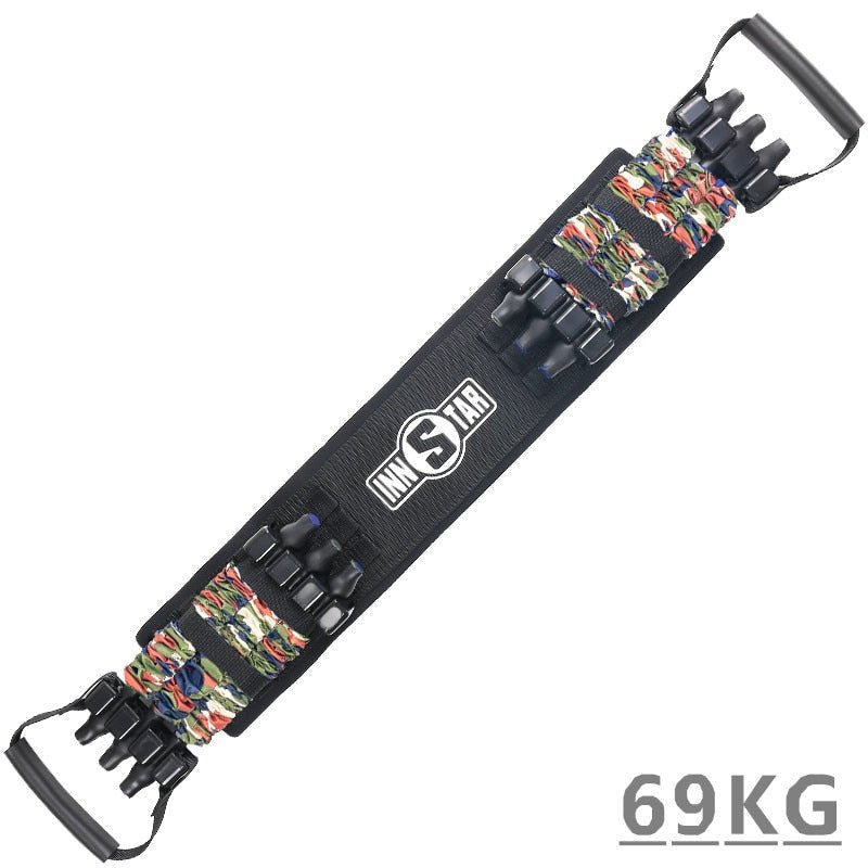 BowLift | Resistance Band and Bar Set | Adjustable Strength | Portable Home Gym Equipment