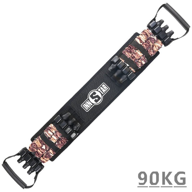 BowLift | Resistance Band and Bar Set | Adjustable Strength | Portable Home Gym Equipment