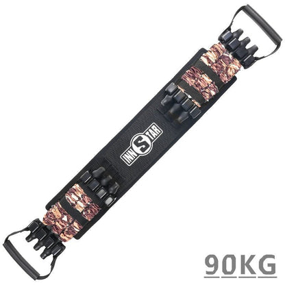 BowLift | Resistance Band and Bar Set | Adjustable Strength | Portable Home Gym Equipment