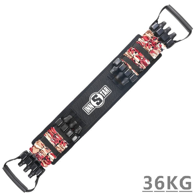 BowLift | Resistance Band and Bar Set | Adjustable Strength | Portable Home Gym Equipment