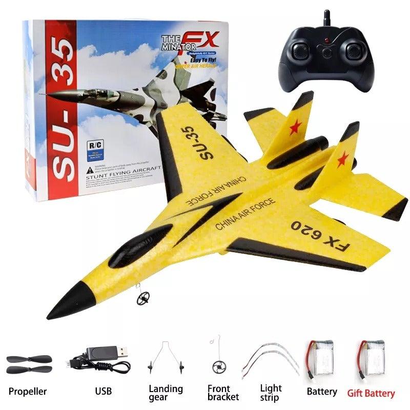 Skanto | Fizzy Plane - Remote Control Fighter Hobby Plane Glider