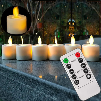 BowLift | LED Candle Set Remote Control Flickering