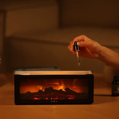 Skanto | FlameMist – Aromatherapy Humidifier with Flame Effect and LED Light