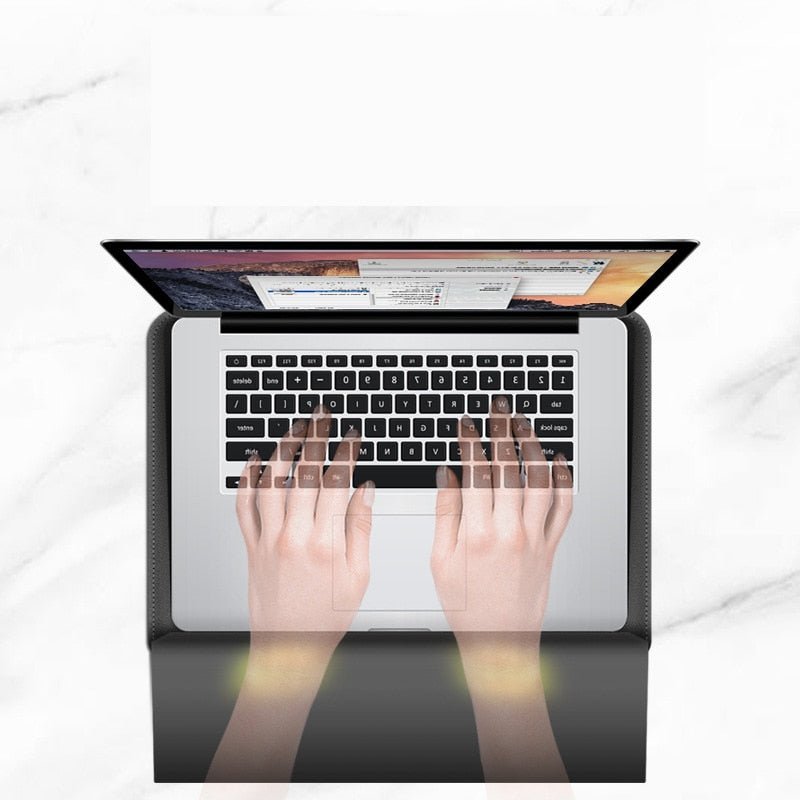 Skanto | FlexiGuard – Slim Waterproof Laptop Sleeve with Shock Protection & Stand