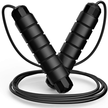 BowLift | Flexijump Adjustable Jump Rope – Tangle-Free Speed Skipping Rope – Cardio, Weight Loss & Coordination Training – Comfortable Foam Handles