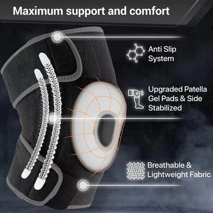 Skanto | FlexiKnee Brace – Adjustable Knee Brace for Plus Sizes