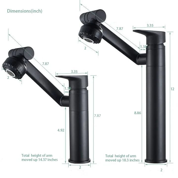 Flexispout – 360° flexible faucet with spray function for more comfort at the sink