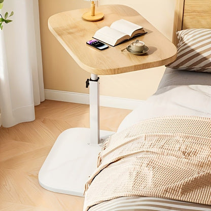 BowLift | LIVELIFT – Adjustable Side Table for Sofa & Bed with Wooden Top