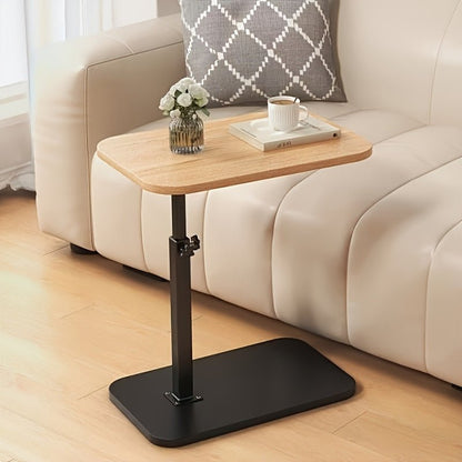 BowLift | LIVELIFT – Adjustable Side Table for Sofa & Bed with Wooden Top