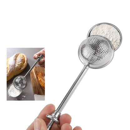 Flour Powder Shaker Filter Spoon Baker Dusting Wand for Sugar Sifter | Bowlift