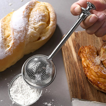 Flour Powder Shaker Filter Spoon Baker Dusting Wand for Sugar Sifter | Bowlift