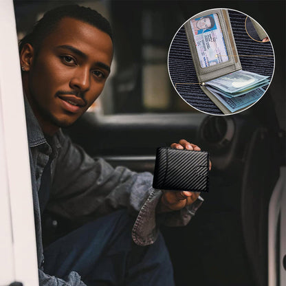 Skanto | Genuine Leather Anti-theft Swipe Card Holder