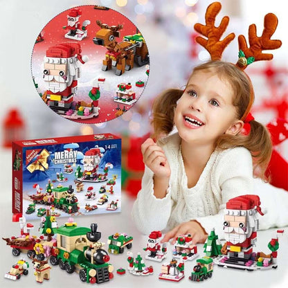 Skanto | Creative Advent Calendar with 12 Building Blocks for Christmas Tree Fun