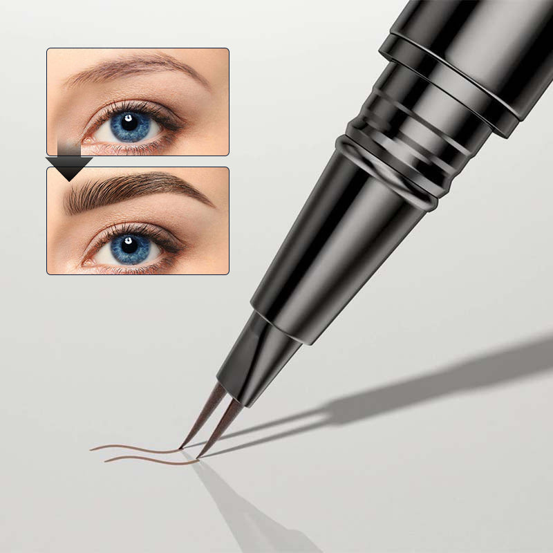 Skanto | 2-in-1 Dual-Ended Eyebrow Pencil with Micro-Fork Tip Applicator and Precision Brush Tip