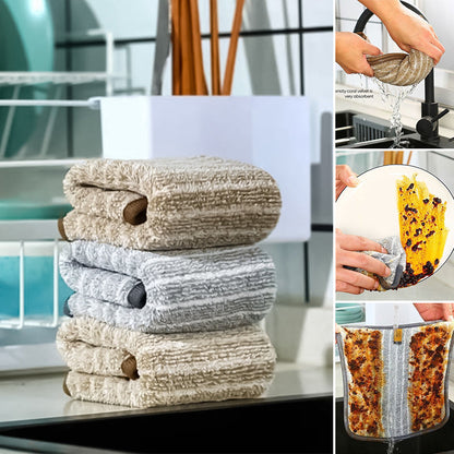 Bamboo Reusable Cleaning Dishcloth | Bowlift