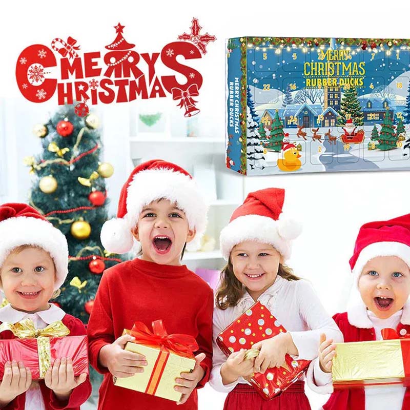Skanto | Advent Calendar – 24 Days of Gummy Bears & Squishy Toys for Kids