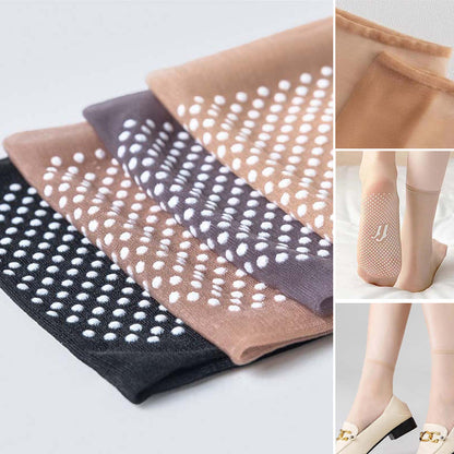 BowLift | Invisible, non-slip crystal silk socks for spring and summer